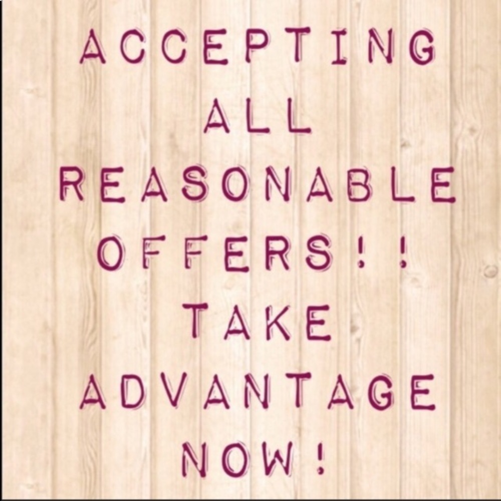 Accepting reasonable offer. Please no lowballs.